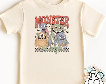 Boys Halloween Shirt | Monster Shirt | Kids Halloween Shirt | Halloween Toddler | Spooky Vibes Shirt | Spooky Season Shirt | Halloween Shirt