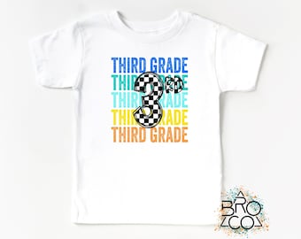 3rd Grade Shirt | Back To School Shirt | First Day Of School | Boys 3rd Grade Shirt | Third Grade Shirt | Boys Back To School