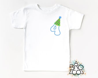 4th Birthday Shirt Boy - 4 Birthday Shirt - Four Shirt For Boy - Birthday Boy Shirt