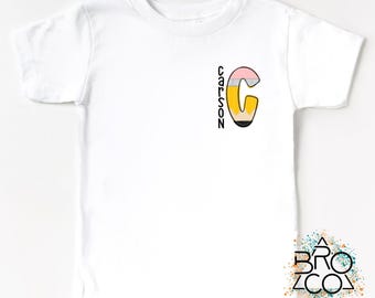 Back To School Shirt - Personalized Shirt - Pencil Name Shirt - Personalized Back To School Kids Shirt - First Day Of School - Pencil Tee