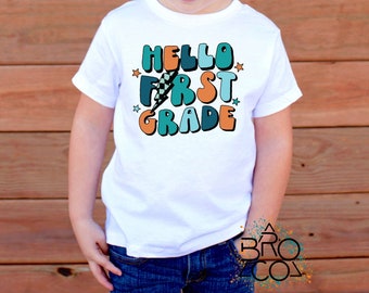 First Grade Shirt | Back To School Shirt | 1st Day Of School | Boys 1st Grade Shirt | Boys Back To School | School Boy Shirt