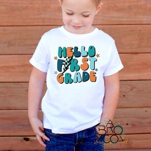 First Grade Shirt | Back To School Shirt | 1st Day Of School | Boys 1st Grade Shirt | Boys Back To School | School Boy Shirt
