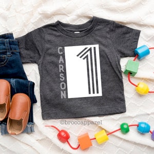 One Birthday Shirt, Custom 1st Birthday, Custom Birthday, Name Birthday Tee, Im One Shirt, Boy 1st Birthday, One Shirt Boy, First Birthday