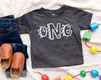 One Birthday Shirt, Dino First Birthday, Dinosaur Birthday, 1st Birthday Shirt, 1 Birthday Shirt, Boys Birthday Shirt, Birthday Boy, Im One