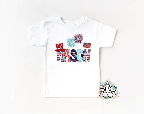 July 4th Personalized Shirt | Personalized Fourth Of July Shirt | Kids Patriotic Shirt | Boys 4th Of July Shirt | 4th Of July Name Shirt