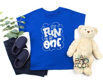Fun To Be One Shirt – Boys 1st Birthday Tee