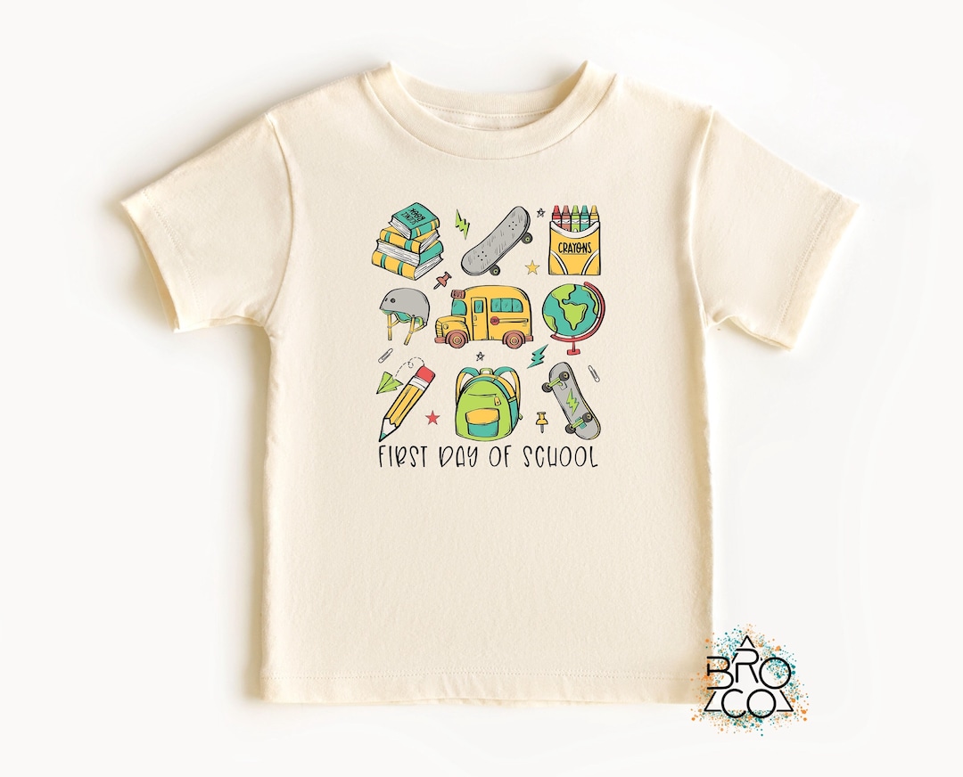First Day of School | Back to School Shirt | Boys School Shirt ...
