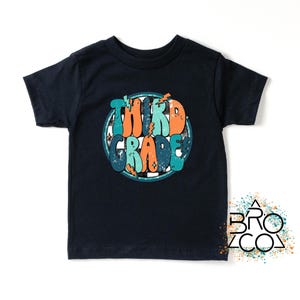 Third Grade Back To School Shirt - First Day Of School - Back To School Boy - Boys School Tee - 3rd Grade Shirt - Retro School Tee