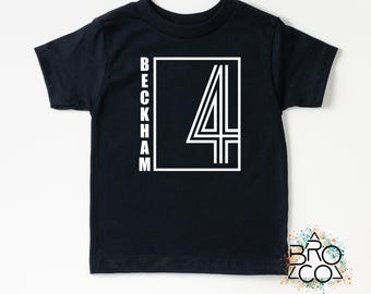 Boys 4th Birthday Tshirt | Birthday Boy Shirt | 4th Birthday Shirt | Four Birthday Tee | Personalized Birthday Shirt
