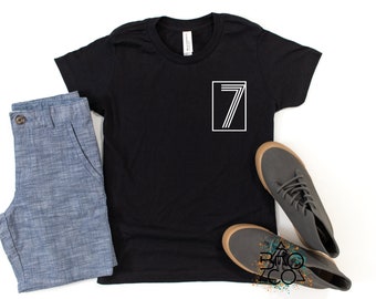 7 Birthday Shirt | Boys 7 Shirt | Seven Birthday Tee | Seven Shirt | Seventh Birthday | Birthday Boy Shirt