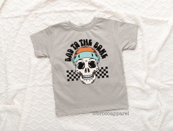 Boys Halloween Shirt, Bad To The Bone Shirt, Little Boo Shirt, Halloween Bodysuit, Skeleton Shirt, Boys Skull Shirt, Boys Skeleton Shirt