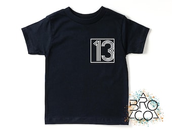 13th Birthday Shirt | Birthday Boy Shirt | Thirteen Shirt | Teenager Shirt | Teen Birthday Shirt | 13 Birthday Party | Birthday Party Shirt