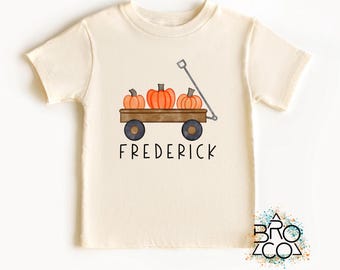 Camiseta de otoño para niños / Camiseta de campo de calabazas / Camiseta para recoger calabazas / Camiseta de Halloween para niños / Camiseta con ambiente otoñal / Camiseta de Halloween para niños