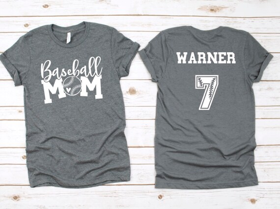 monogrammed baseball shirts for moms