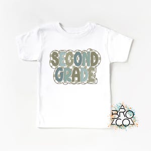 Second Grade Shirt - Back To School Shirt - First Day Of School - Boys School Tee - 2nd Grade Tshirt - Kids School Shirt