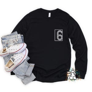 Boys 6th Birthday Long Sleeve Shirt