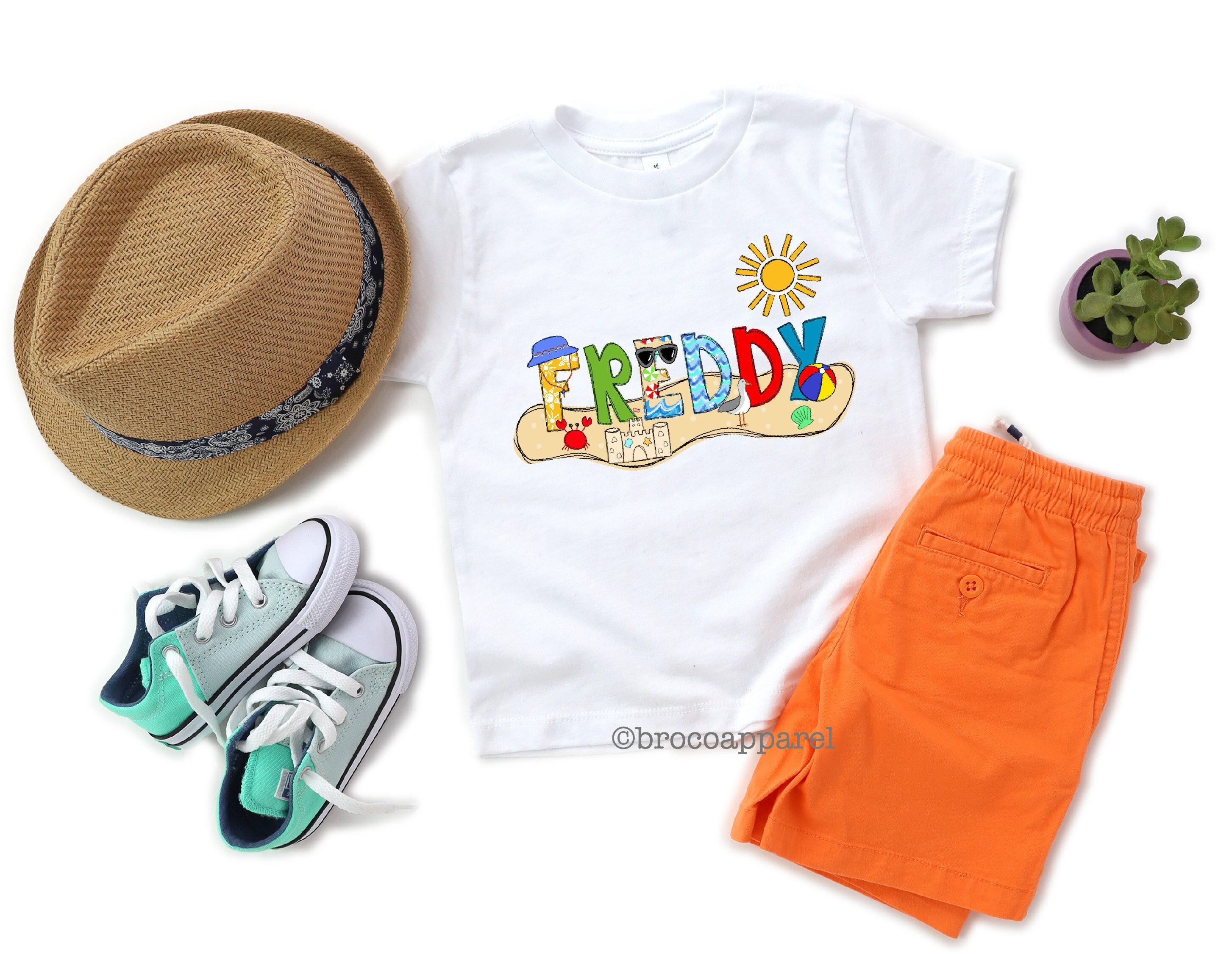 Personalized Boy Beach Tshirt | Boy Vacation Tee | Kids Name Shirt | Kids Beach Tshirt | Personalized Beach Tee | Family Vacation Shirt