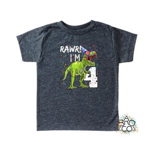 Rawr Im 4 / Camiseta de 4.º cumpleaños / 4.º cumpleaños de niño / Cumpleaños de dinosaurio / Cumpleaños de dinosaurio de niño / Camiseta de 4.º cumpleaños / Camiseta de 4.º cumpleaños imagen 9