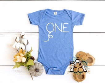 Boys First Birthday Bodysuit, ONE Balloon Shirt