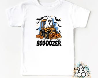 Halloween Boo Shirt Kids | Ghost Tee | Trick Or Treat | Toddler Halloween Natural Tee