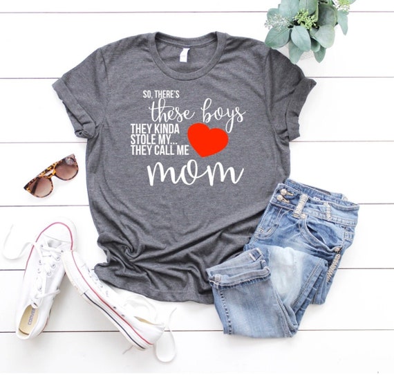 Love My Boys Mothers Day Mom T-Shirt Love My Boys Mothers Day Mom T-Shirt