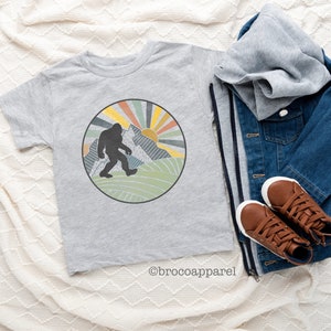 Believe In Bigfoot Shirt, Kids Bigfoot Shirt, Toddler Bigfoot Shirt, Sasquatch Shirt, Youth Bigfoot Shirt, Funny Camping Shirt Athletic Heather