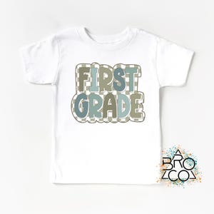 First Grade Shirt - Back To School Shirt - First Day Of School - 1st Grade Tshirt - Boys 1st Grade Tee - First Grader Tee