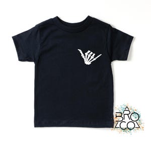 Kids Shaka Bones T-shirt, Surfer Style