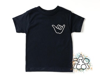 Shaka Shirt - Kids Shaka Shirt - Kids Surf Shirt - Aloha Shirt - Boys Summer Shirt - Trendy Boy Tee