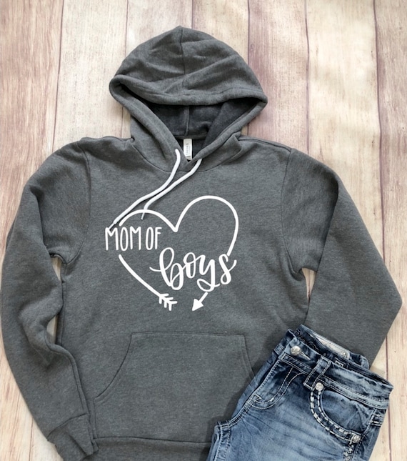 Mom of boys hoodie Clearance