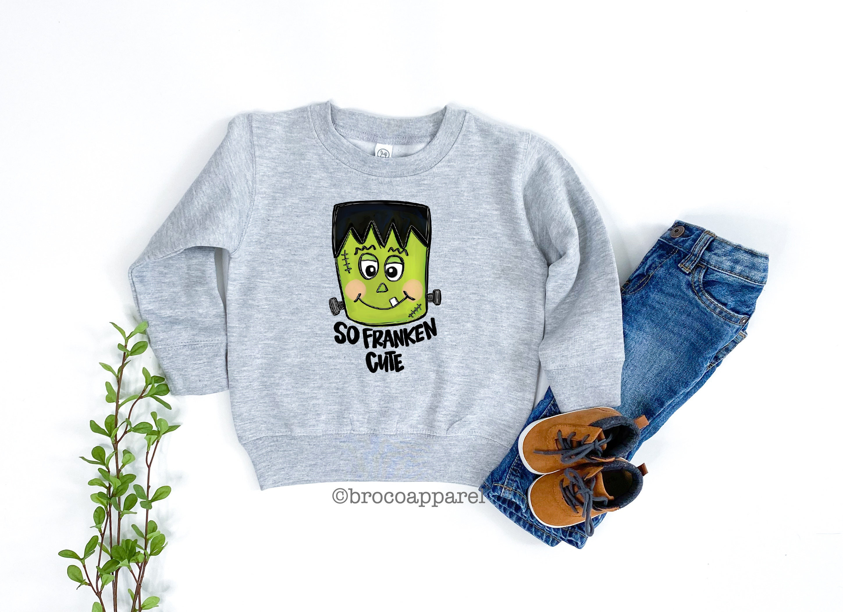 So Franken Cute Sweatshirt, Frankenstein Sweatshirt, Halloween 