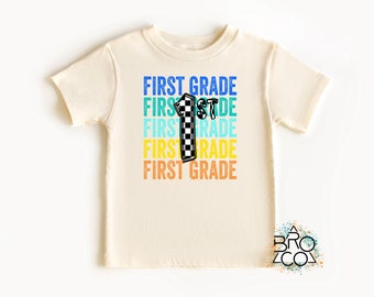 First Grade Shirt | Back To School Shirt | 1st Day Of School | Boys School Shirt | 1st Grade Tshirt | Boys 1st Grade Shirt
