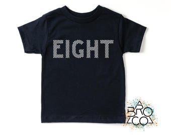 Boys 8th Birthday Shirt, Im Eight Tee