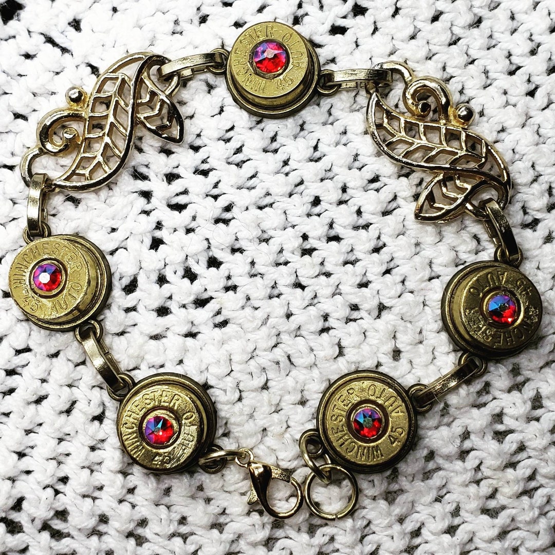 Bullet Bracelet, Bullet Jewelry, Upcycled Vintage Bracelet, Unique ...