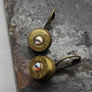 Bullet Earrings, Bullet Jewelry, Upcycled Jewelry, Western Jewelry, Shooters Jewelry, Shooters Earrings, Hunters Jewelry, Shooters Gift,OOAK