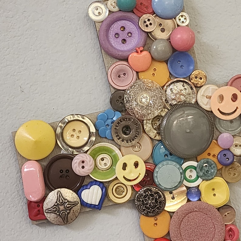 Button Cross - Etsy