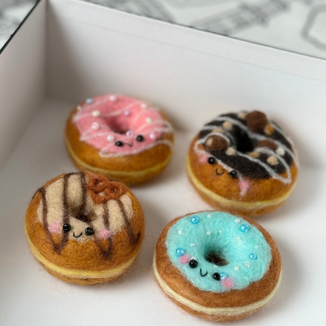 Donut Donut Kitchen Felt Donut Handmade Donut Kitchen Deco Holiday Gift