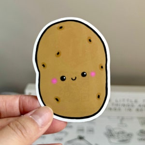 2.5” cute vinyl sticker cheese cake sticker glossy sticker for cup sticker laptop sticker kawaii cake sticker