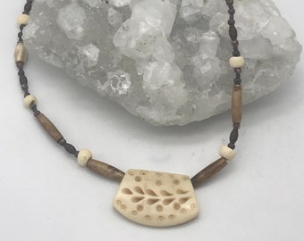 Dem Bones Beaded Necklace