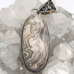 CLEARANCE Crazy Lace Agate Pendant