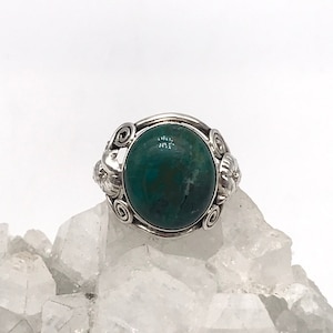 Chrysokoll Ring, Size 9
