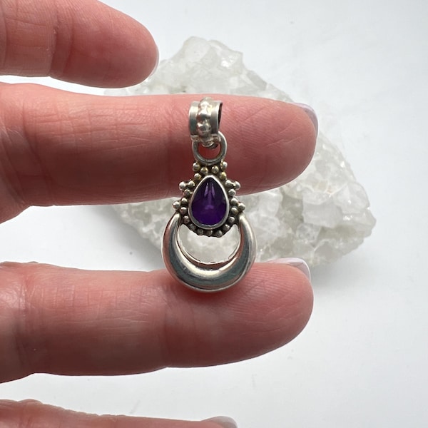 Beautiful Petite Amethyst Pendant