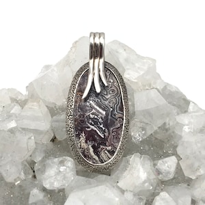 CLEARANCE Laguna  Lace Agate Pendant
