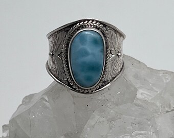 Larimar Ring, Size 8