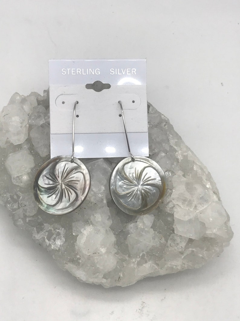 Mother of Pearl Shell Earrings