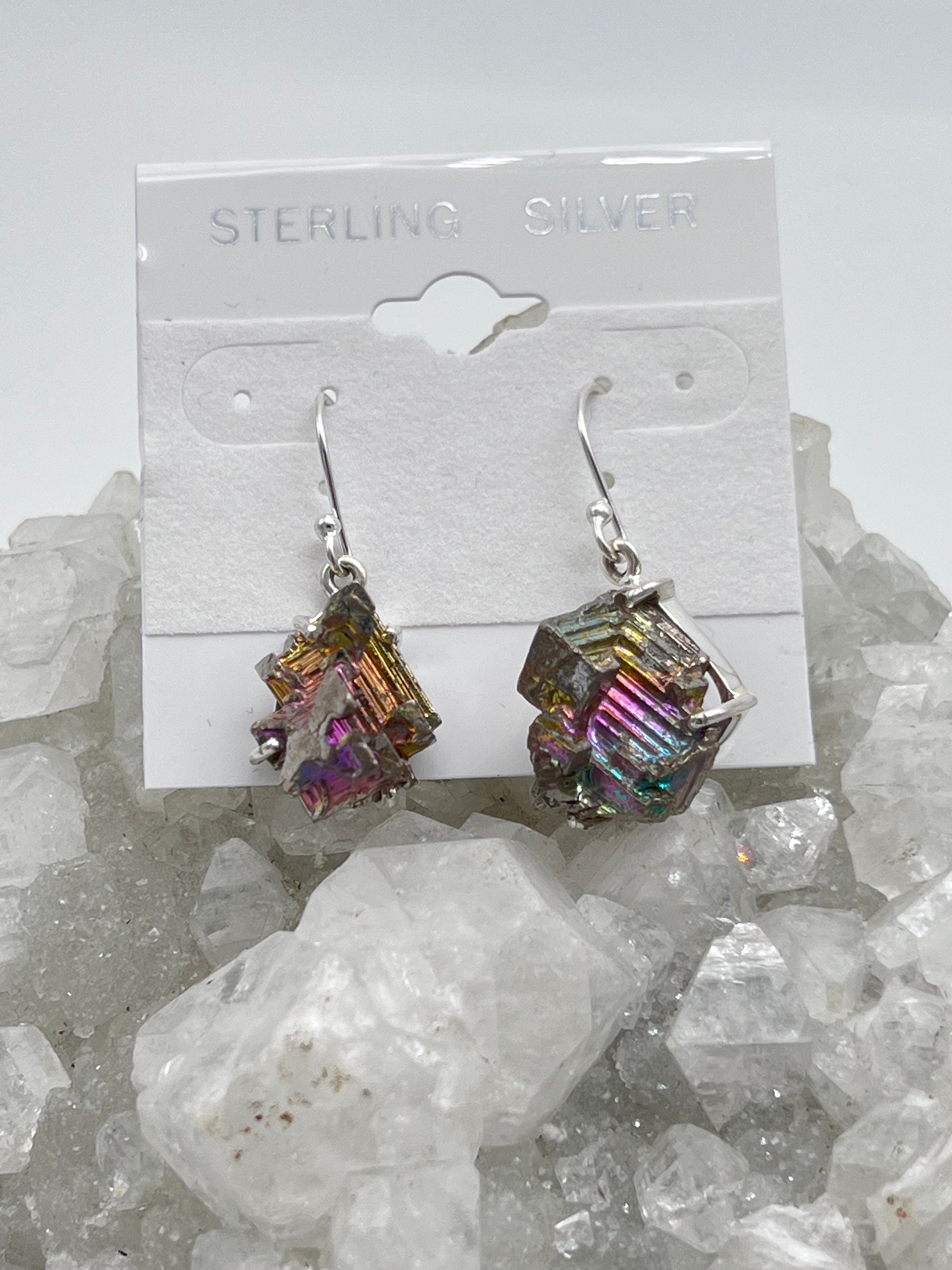 Bismuth earrings sale