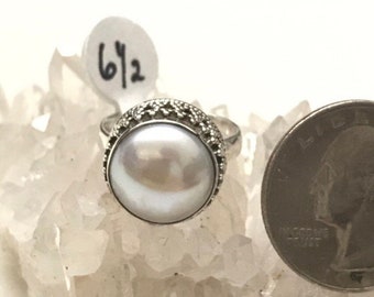 Pearl Ring, Size 6 1/2