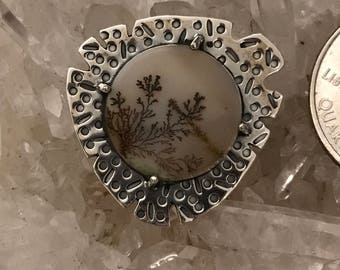 Unique Dendritic Agate Pendant