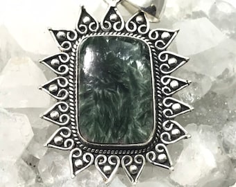 Seraphinite Pendant