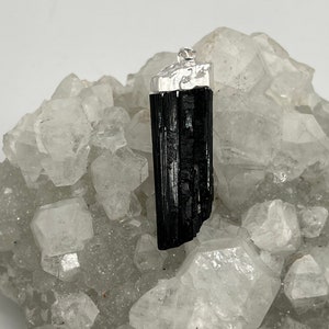 CLEARANCE Natural Black Tourmaline Pendant